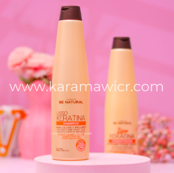 Shampoo capilar - Liso Keratina - Be Natural
