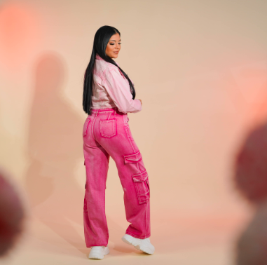 Jeans Cargo Fucsia - Denim by Naty Rodriguez