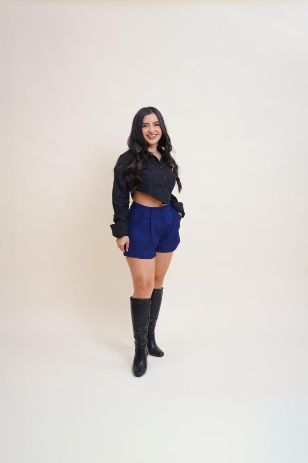 Blusa Negra, manga larga - Corporate Girl 2.0