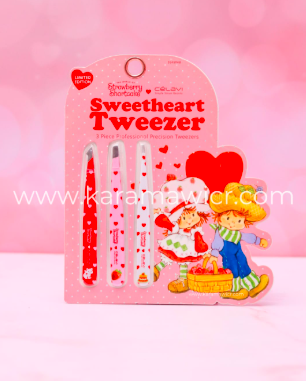 Set de 3 pinzas  strawberry shortcake celavi - rosita fresita