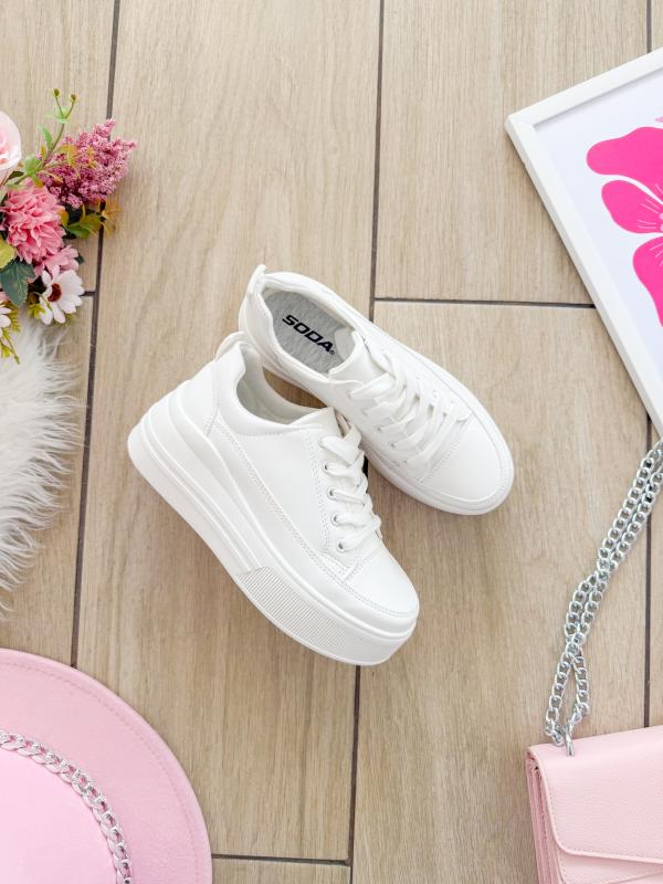 Tenis Blancas De plataforma Nettle