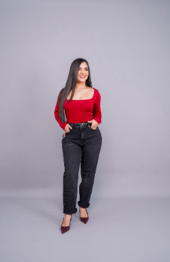 Jeans Negro Classic High Waiste - Daily Basics