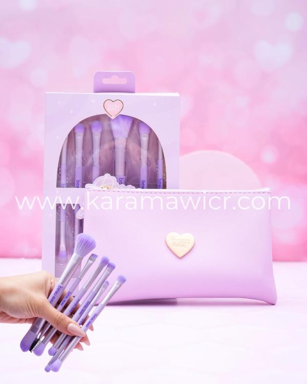 Set de Brochas de Maquillaje Beau Visage duo-Dare Yourself -6 piezas Brochas-Lilas