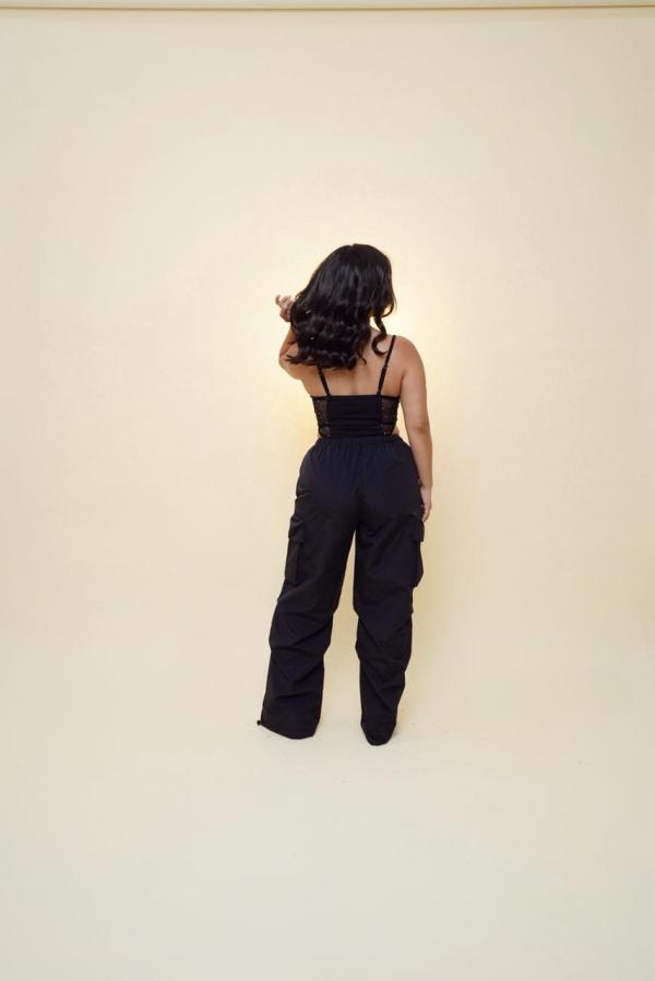 Pantalon Cargo Negro - PICNIC 2026