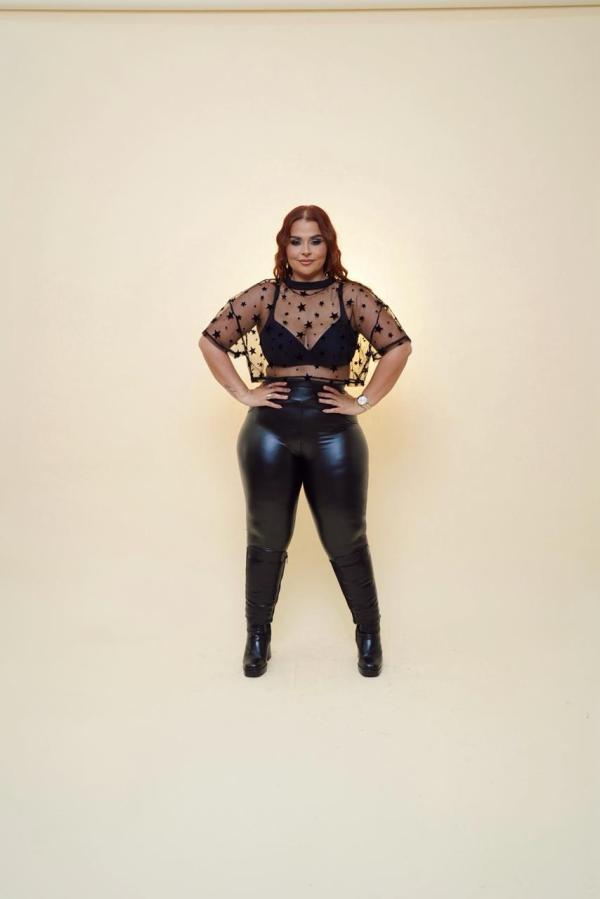 Top Transparente Negro, con estrellas - PICNIC 2026