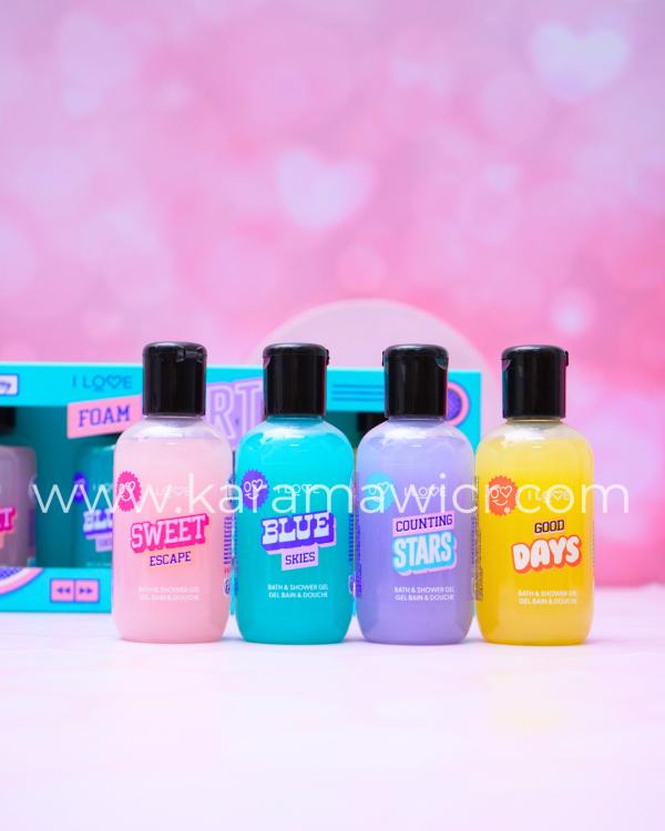 Set corporal de ducha -FOAM PARTY - I LOVE