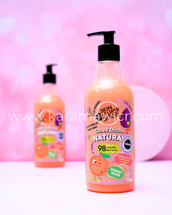 Gel corporal de ducha - ENERGY BOMB ALBAHACA FRESCA Y MANDARINA ORGANICA- Organic Shop