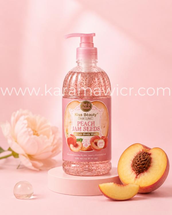 Gel Corporal de baño - Peach Jam Seeds - Kiss Beauty