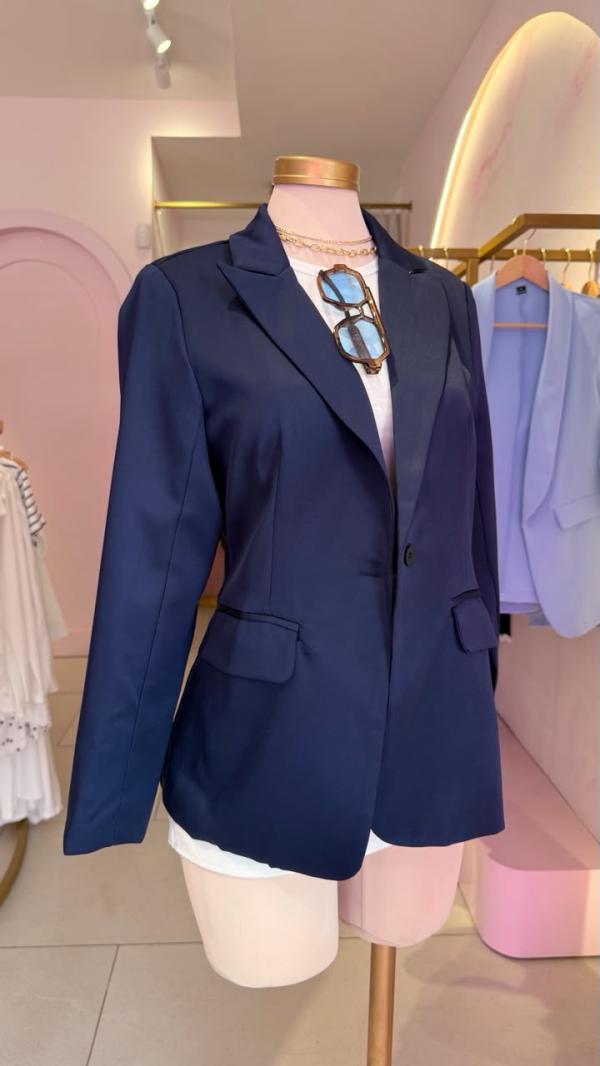 Blazer Azul - Girly Basics