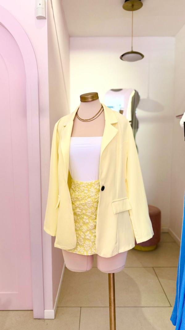 Blazer Amarillo - Girly Basics