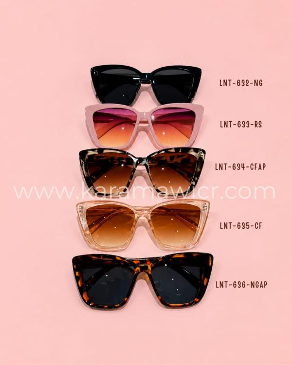 Lente Café con Animal Print, con montura ojo de gato - Girly Basics