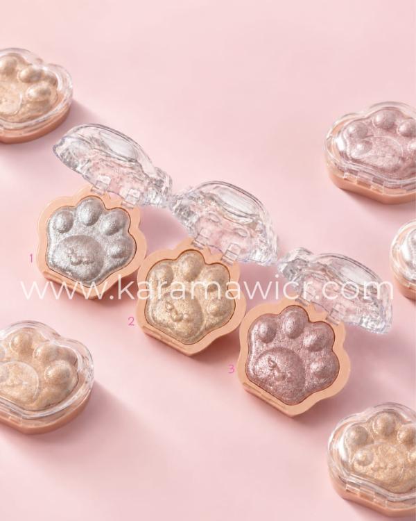 Iluminador - Patita de gatito Shine Heart #02 - Pink Key