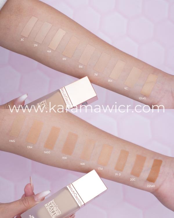 Base de maquillaje - Flawless Stay Matte - tonos fríos - Beauty Creations - 30 ml